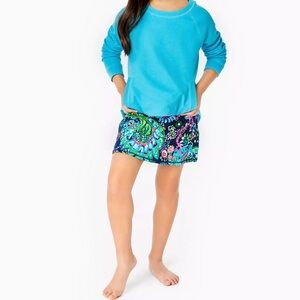 Lilly Pulitzer Girls Mini Aila Skort Take Me to the Sea M (+ white Zella skort)
